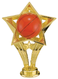 5″ Color Basketball Open Star Figure