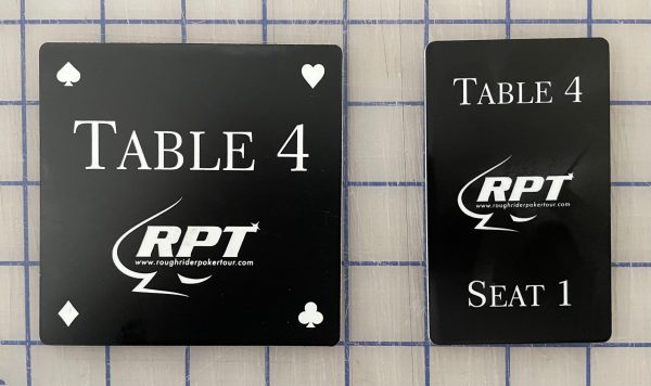 Poker Seat Cards - Rectangular Professional Series - Image 5