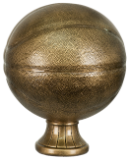 Antique Gold Basketball Resin 11 1/2″
