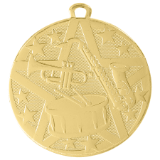 2″ Gold Superstar Fine Arts Medal
