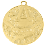 2″ Gold Superstar Sports Medal