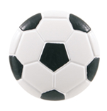 2″ Color Self-adhesive Soccer Ball Plaque Relief Insert