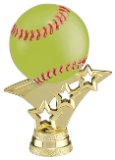 2 3/4″ Color Softball 3-star Trim