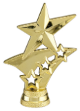 2 3/4″ Gold Star 3-star Trim