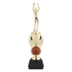 VICTORY CUP ASSEMBLED TROPHY, BASKETBALL MALE – 14 5/8″ (Min 12)