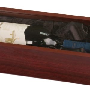 Wine Box with Clear Sliding Lid