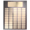 Gold or Black Plate Walnut Finish Completed Perpetual Plaque - Image 4