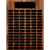 Gold or Black Plate Walnut Finish Completed Perpetual Plaque - Image 6