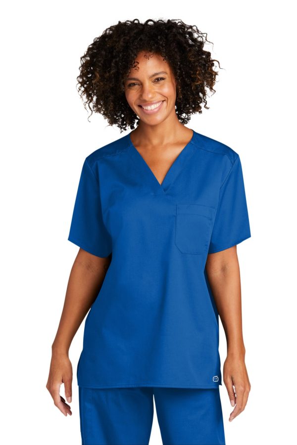 WonderWink® Unisex WorkFlex™ Chest Pocket V-Neck Top