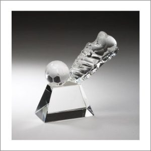 Crystal Boot with Soccer Ball – Two Sizes!