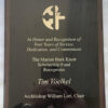 Economy Plaques - All American Walnut Step-Edge Plaque - Image 23