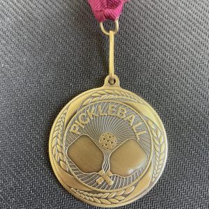 Pickle Ball Medal with Neck Ribbon