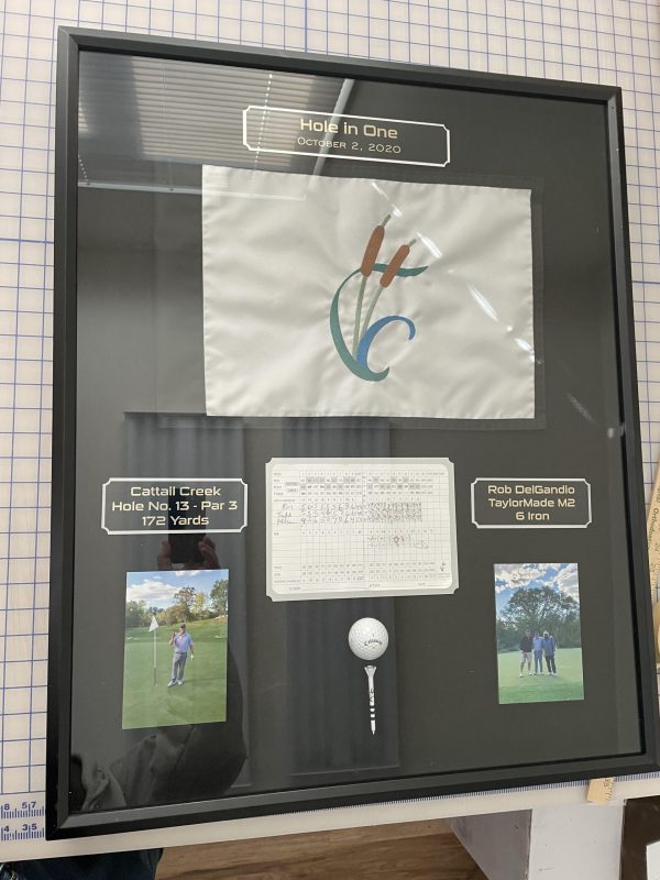 Retirement/Hole in One/Fine Art Shadow Box Custom Design - Image 3