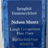 Economy Plaques - All American Walnut Step-Edge Plaque - Image 38