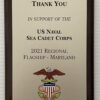 Economy Plaques - All American Walnut Step-Edge Plaque - Image 29