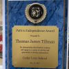 Economy Plaques - All American Walnut Step-Edge Plaque - Image 7