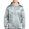 Sport-Tek® Sport-Wick® CamoHex Fleece Hooded Pullover