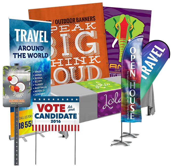 Banners, signs, and display printing