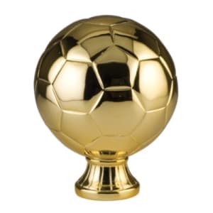 Color, Silver and Gold Soccer Ball Resins