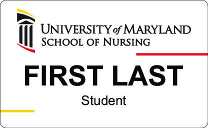 UMD Nursing Name Badge