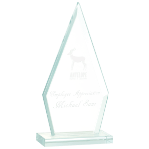 Jade Glass Awards - Rectangle | Oval | Diamond | Cut Diamond | Octagon | Triangle | Diamond