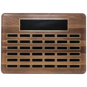 Airflyte American Walnut Perpetual Plaques - Landscape