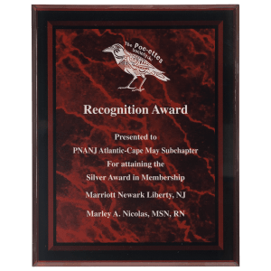 Marble Border Acrylic Plaque (5 colors)