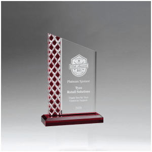 Zenith Series Clear Acrylic with Lattice Pattern