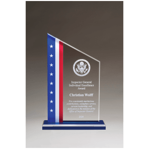 Zenith Series Acrylic with American Flag Design