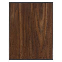 Bevel Black Edge Plaque, Walnut Veneer