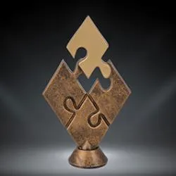 Teamwork Puzzle Figure - 6"