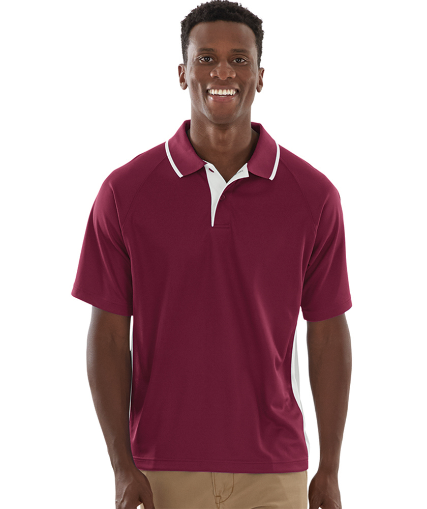 Men's Color Blocked Wicking Polo by Charles River - Image 5