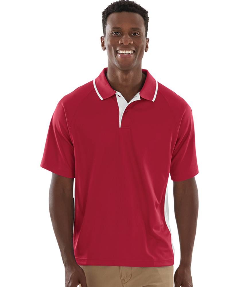 Men's Color Blocked Wicking Polo by Charles River