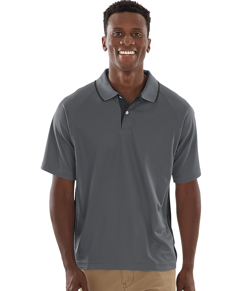 Men's Color Blocked Wicking Polo by Charles River - Image 10