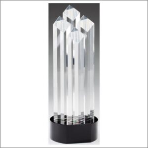 CRYSTAL TOWERS ON BLACK BASE by Marco